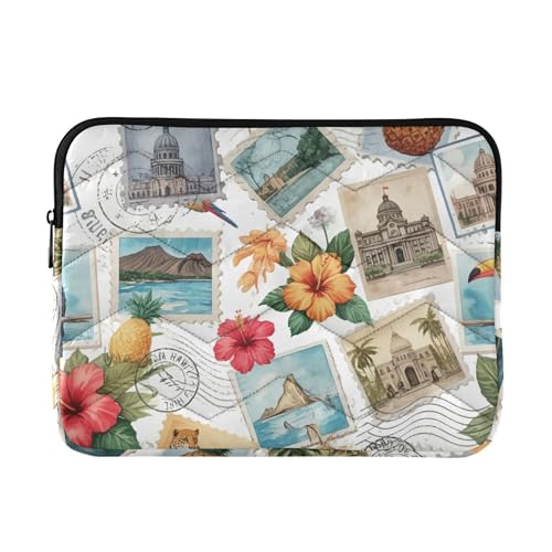 Funda para portátil Burbuja 13-14 pulgadas resistente y acolchada miniatura 1