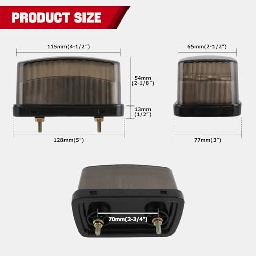 Image of DREAMIZER LED Tail Light ATV OEM Taillight w /Running Brake Light Compatible with Yamaha Big Bear Bruin Rhino Kodiak Grizzly Wolverine Viking