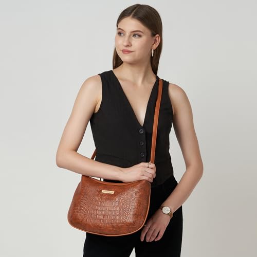 Image of Caprese Pupa Large Hobo Bag for Women | Stylish, Versatile Handbag With Adjustable Strap for Everyday Use | Perfect for Casual Outings, Work, Travel, and Special Events | Spacious Design