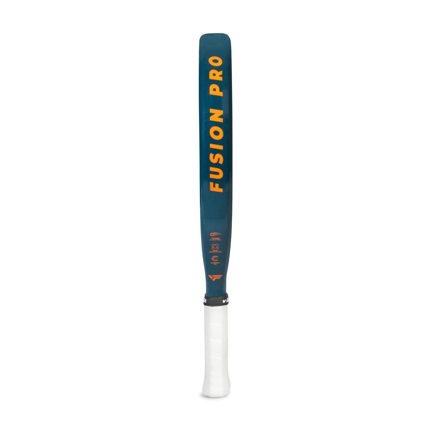VirtuFit Fusion Pro Padel Set Deep Teal - Juego de raquetas de pádel para avanzados - Raqueta de carbono de 18 K con bolsa, 3 pelotas de pádel y overgrips