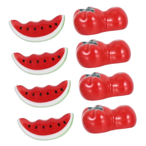 COHEALI 8個製トマトとスイカの箸置き おしゃれでコンパクトな食卓用レス