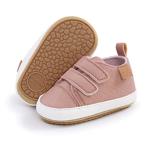 Baby Boys Girls Shoes Soft Sole Infant Moccasins Oxford Loafers Newborn Crib Shoes Anti-Slip Toddler Wedding Uniform Dress Shoes First Walkers