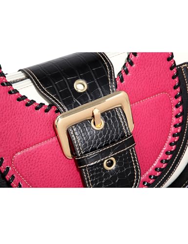 Image of Designer Handbag Black Multi-Color Leather Vintage women's handbag Large Capacity Multi-layer 2025 new in crossbody