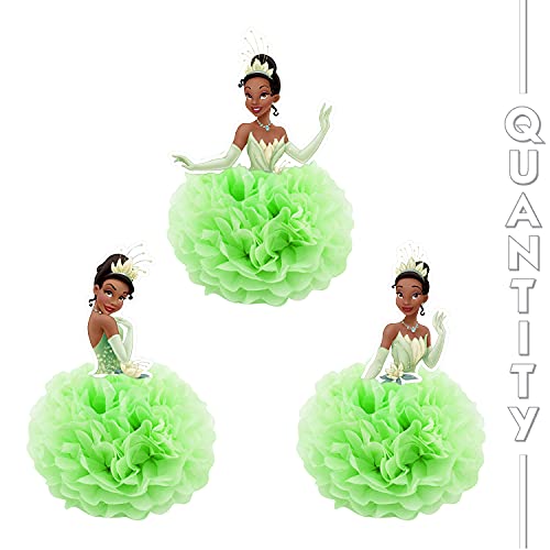Jwseeme Princess Tiana Paper Centerpieces Party Supplies Tables Decorations Centerpiece Birthday Table Decorations (Pack Of 6) #TOP5