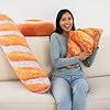 Much Comfort 23" 3D Flaky Croissant Throw Pillow - Made with Super Soft & Ultra Premium Fabric - Cute, Comfortable, Plush, Stuffed French Loaf Bread Toast Cushion for Home Decor - Funny Gift - Medium #4
