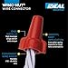 IDEAL Electrical Wing-Nut® Wire Conn, Model 452® Red, 300/Jar