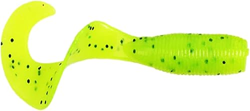 Miniatura 3 de Yamamoto 5" Single Tail Grub Soft Plastic Fishing Angling Swimbait Lures with Tail-Curling Action - 20 Pack