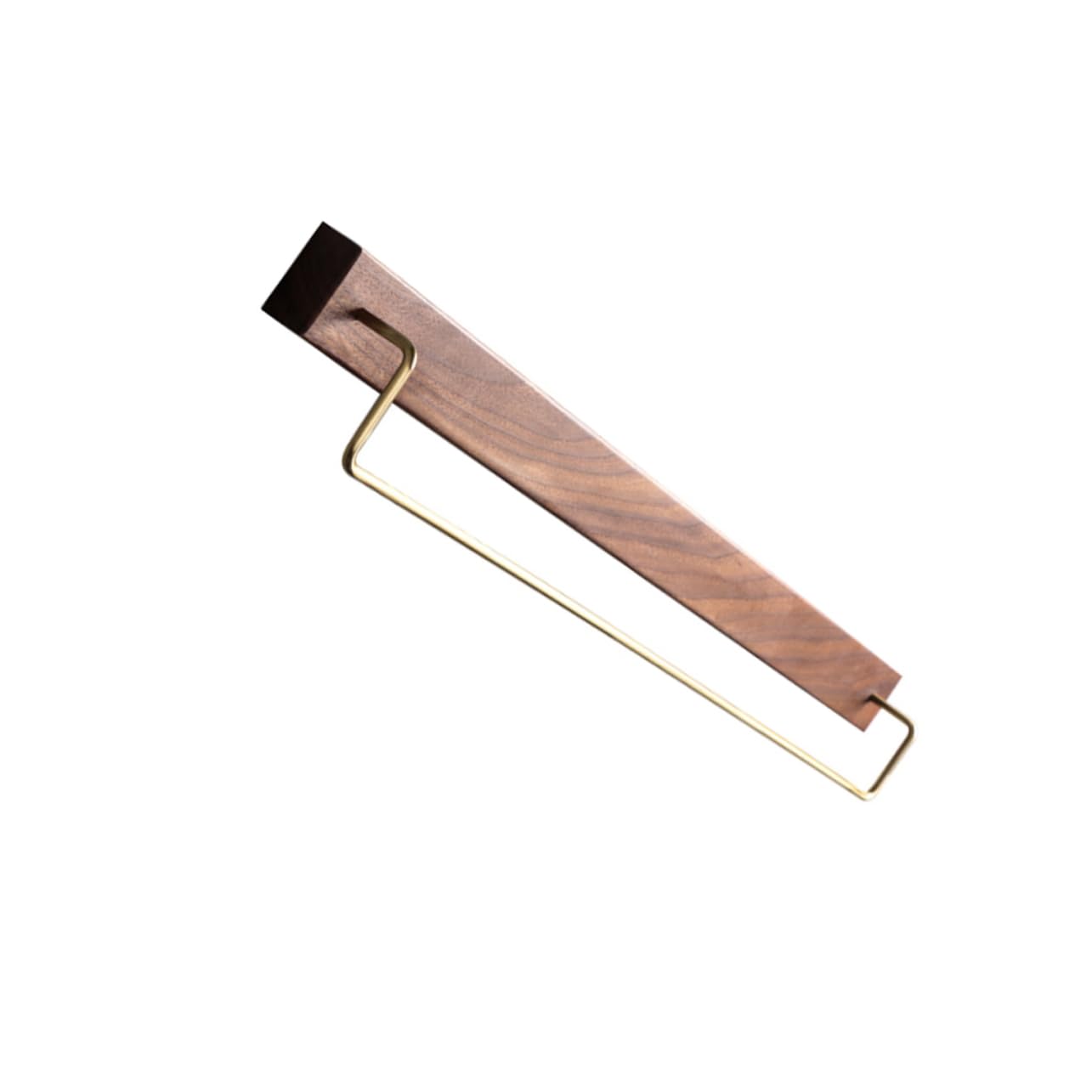 Porte-serviettes étagère murale en bois pour optimiser le rangement de la salle de bain