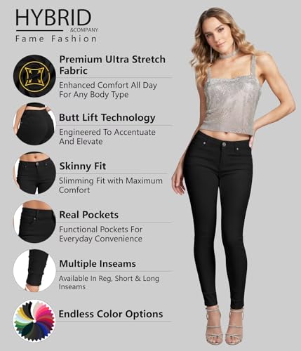 Image of Hybrid & Company Women's Stretch Denim Jeans