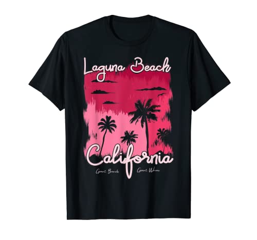 Laguna Beach Vacation Holiday Bandera de Estados Unidos Camiseta