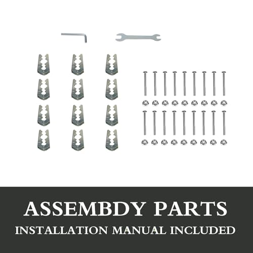 Universal Trampoline Poles, Replacement Poles with Clamp and Hardware, with Enclosure Pole Connecters, Screws and Bolts, Pole Caps, Fits Most Straight Poles Trampoline by JEVEZEE - Image 5
