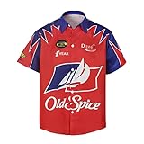 gishkeyay Ricky Bobby Shirt Talladega Nights Shirt Wonder Bread Ricky Bobby Costume(Red-1,Adult-M)