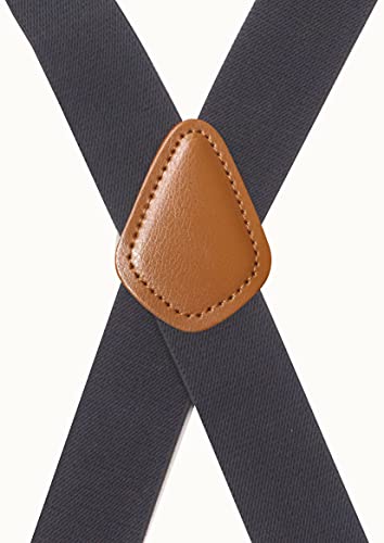 Image of Adjustable Elastic Suspenders for Men's and Women's with X Back Suspenders for Casual & Formal