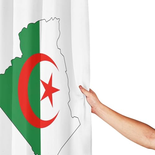Rideau de douche Algérie polyester imperméable 12 œillets pour salle de bain