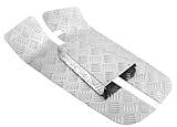  Juego de chapas estriadas SIP para Vespa PX80-200/PE/Lusso/`98/MY/`11/T5, también apto para Vespa 125 VNA -TS/150 VBA-T4/160 GS/180 SS /Rally, aluminio, 3 piezas
