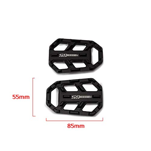 Sangmei Pegadores de pé para motocicleta tarugo dianteiro largo Pedais de descanso de pedais compatí