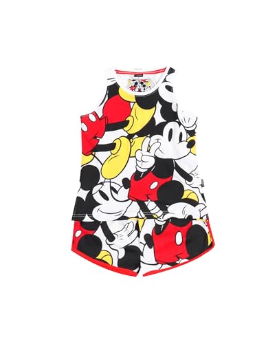 Pyjama sans manches Disney fille Mickey idéal pour nuits chaudes
