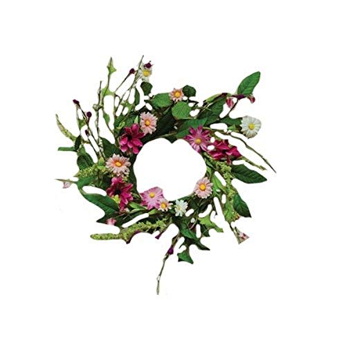 CWI Gifts Aster Daisy Wreath, 12-Inch