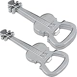 Décapsuleur porte-clés en alliage : usages multiples, idéal pour la maison, la cuisine, les bars, les clubs, le camping, la randonnée, la pêche, les voyages, etc. décapsuleur porte-clés en forme de guitare