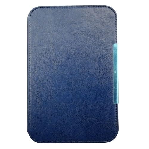 ���X���� PU ���U�[�J�o�[�P�[�X Kindle 3 3rd ����L�[�{�[�h Ereader �t���b�v�t�H���I�u�b�N�J�o�[���C�P�[�X�ɓK���Ă��܂�(Color:Dark Blue)