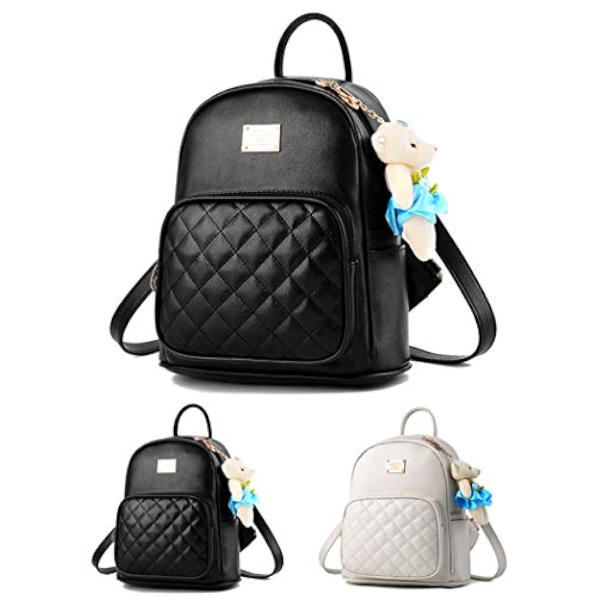 Mini Solid Color Cute Daypack Backpack