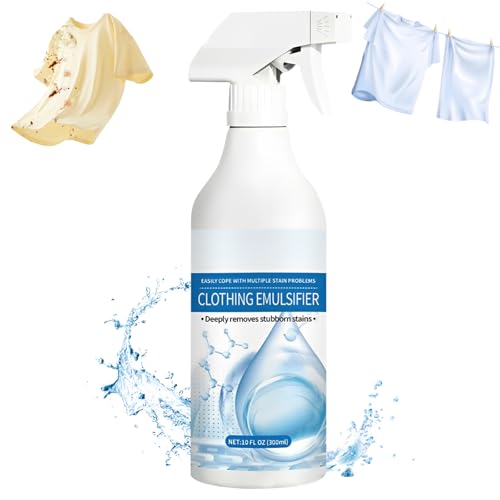 300Ml Cleanse Natural Clothing Emulsifier Non Ionic Emulsifier Clothing Cleaner No Damage Fabric Spot Cleaning Food Grease Coffee Off Laundry Underwear Fabric