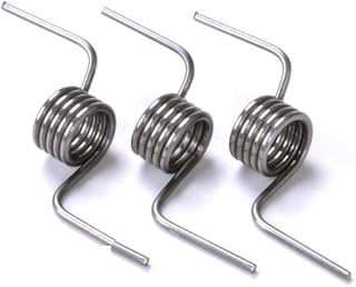 Torsion Spring 3 Pieces 1.3x10x40mm Refrigerator Door Baffle Strong Torsion Spring Widely Used