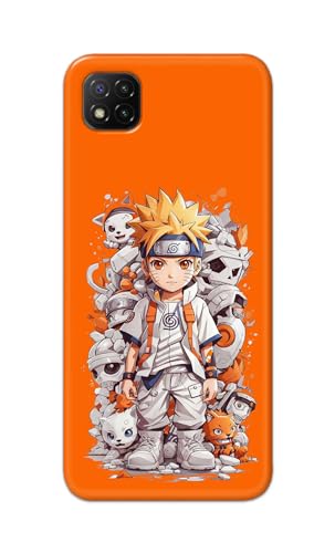 Image of PRINTFIDAA Printed Hard Back Cover Case for Mi Poco C3 Back Cover (Famous Anime Cartoon Character) -112