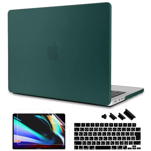 TWOLSKOO MacBook Air 13.6 �P�[�X A2681 M2 A3113 Chip 2022 2023 2024 ���� �Ή�, �ϏՌ� �r�M�@�\ ���ǌ^ �}�b�g �n�[�h�P�[�X + �t���ی�t�B���� + ���{��L�[�{�[�h�J�o�[ MacBook