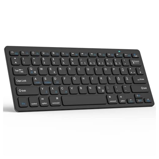 KBCASE Deutsche Bluetooth Tastatur für iPad/Samsung, Kabellose Tablet Tastatur für iPad,Samsung Galaxy Tab,iPhone, Xiaomi Pad, Lenovo,Huaiwei, QWERTZ Layout,inkl 2 AAA Batterie