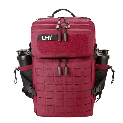 Image of LHI Tactical Military Backpack for Men 25L /45L Large Molle Army Assault Pack 3 Day Hiking Rucksack With Bottle Holder