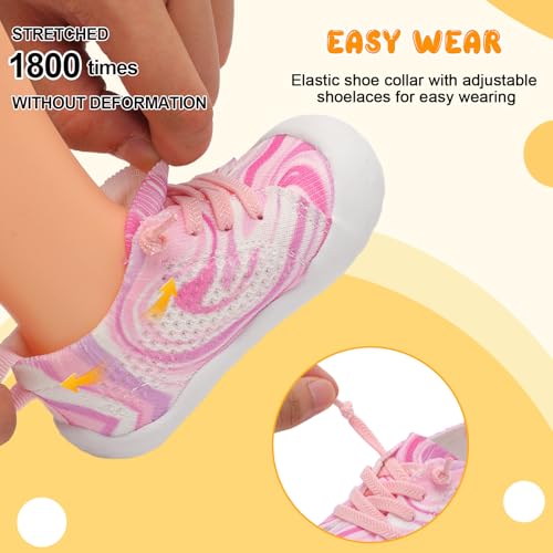 Image of JIASUQI Baby Shoes for Toddler Boys Girls Sneakers Slip on Walking Shoes for Babies