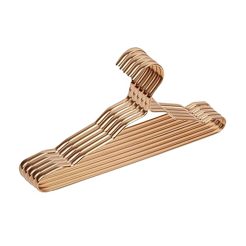 MUSISALY 5pcs Coat Hanger Foldable Drying Rack Clothes Rack Clothes Hanger Clothing Hangers Household Hangers Clothes Drying Rack Suit Hangers Aluminum Alloy Golden