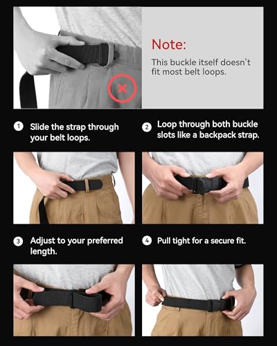 Image of Chaoren Leather Ratchet Belt 2 Pack Dress with Click Sliding Buckle 1 3 /8 inch in Gift Set Box - Adjustable Trim to Fit