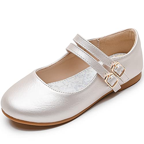 Girls Dress Shoes Princess Wedding Girls Flats Toddler Girl Shoes for Little Big Kids