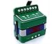 Sky Accordion Green Color 7 Button 2 Bass Kid Music Instrument Easy to Play