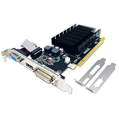 QTHREE Radeon HD 5450 Graphics Card,2GB,GDDR3,64 Bit,DVI,HDMI,VGA,SFF
