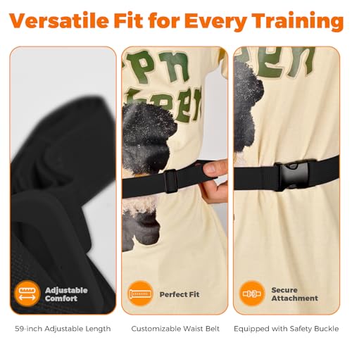 MuiMoi Bolsa de petisco para cães com clique de treinamento, 1,67 xícara de silicone, pochete com ci