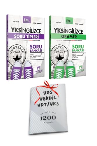 Yks Ydt YKSDil Modadil Soru Tipleri (Skills) ve Gramer (Grammar) Soru Bankası 2'li Set 1200 Kelime Hd MODA0125 Modadil Yayınları