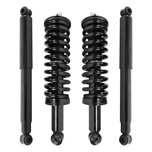 COMPLETESTRUTS - Front Quick Complete Strut Assemblies with Coil Springs and Rear Shock Absorbers Replacement for 1995-2004 Toyota Tacoma - Set of 4