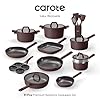 CAROTE 31PCS Pots and Pans Set, Nonstick Cookware Set Kitchen Non Stick Induction Titanium Cookware Non-toxic Granite Cooking set, PFOA Free #1