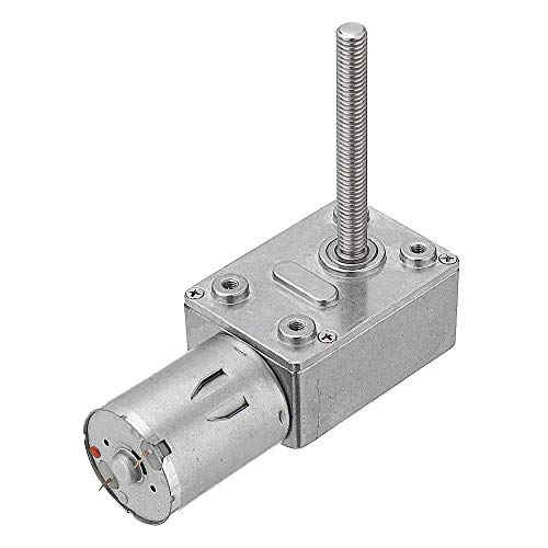 DollaTek JGY370 DC12V 150 RPM 50 mm-M6 Schraube Schneckengetriebemotor Selbstsichernder Untersetzungsgetriebemotor