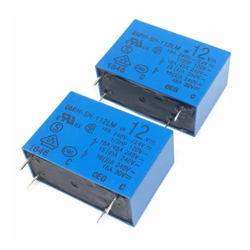 Relé OMIH-SH-112LM 12V 16A de 4 pines para placas electrónicas PCB 2
