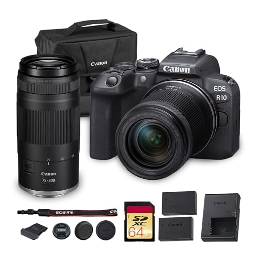 Canon EOS R10 Camera Bundle with Lenses