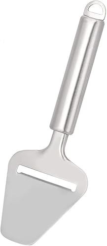 Herramienta de cepillado de queso, herramienta de afeitar y rallado de queso y jamón de mango largo, acero inoxidable 430 de grado alimenticio