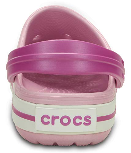 Sandália Crocband Kids, Crocs, Criança Unissex, Ballerina Rosa/Wild Orchid, 22/23