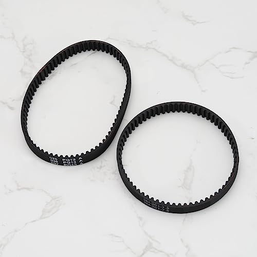 EMSea 2 Stück Staubsauger Zahnriemen Gummi Antriebsriemen Kompatibel mit Bissell Proheat 2X 1548 1550 1551 15483, Ersatzteilnummer 1606419 Und 1606418