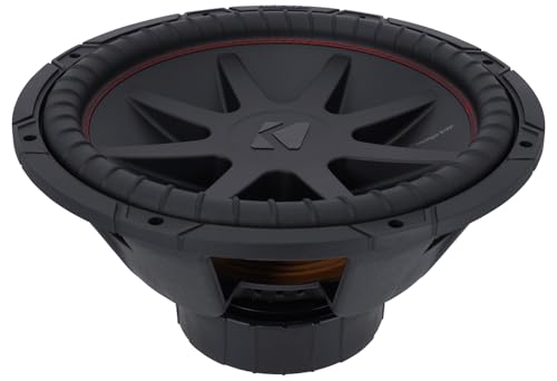 Kicker Car Audio Bundle with (2) 52CVR154 15\" 1400W Subwoofer Dual 4-Ohm Voice Coil, Forced-Air Cooling, Optimized Motor Design, Loud Bass Response, High Power Handling (2 Items)