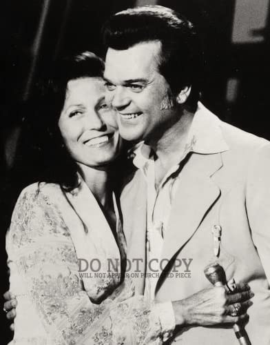 Photo Loretta Lynn & Conway Twitty 1976 - Portrait art vintage 20x25 cm