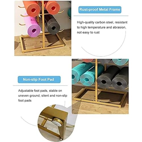 Soporte para esterillas de yoga: Organiza tu gimnasio en casa y entrena sin desorden 6